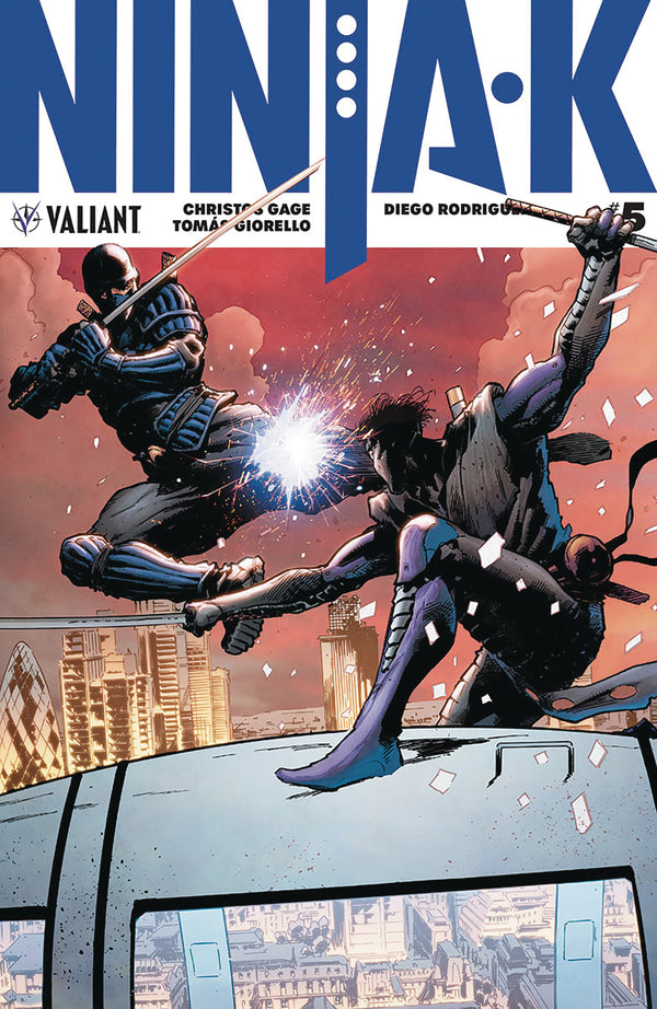 Ninja-K #5 Cvr A Hairsine (W) Christos Gage (A) Tomas Giorello (Ca) Trevor Hairsine - xLs Comics