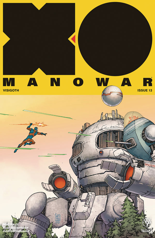 X-O Manowar (2017) #13 Cvr B Camuncoli (W) Matt Kindt (A) Ryan Bodenheim (Ca) Giuseppe Camuncoli - xLs Comics