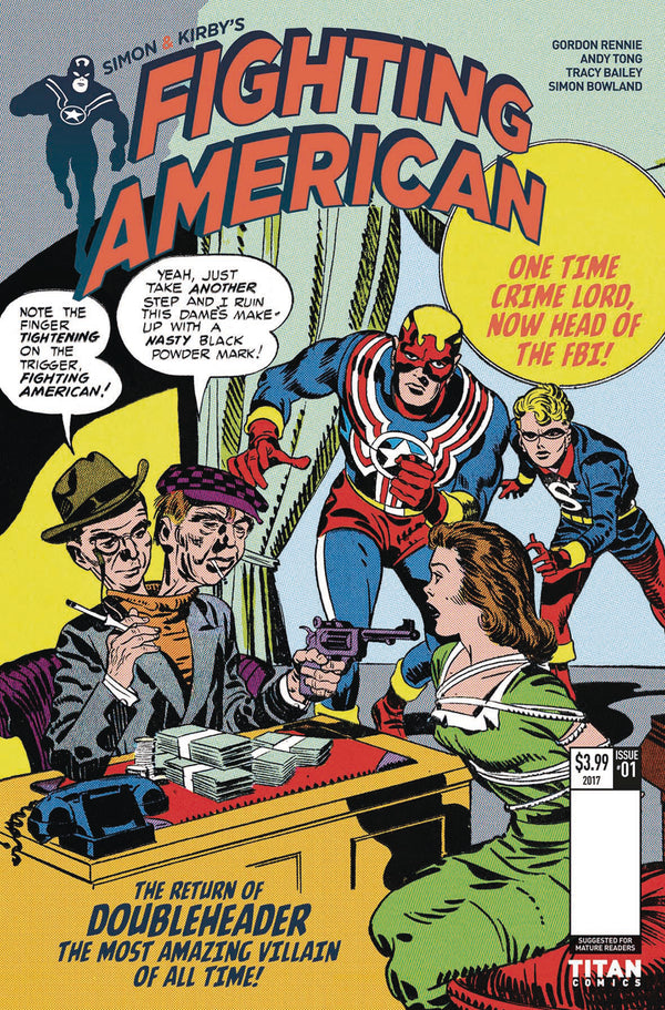 Fighting American Ties That Bind #2 Cvr B Kirby (Mr) (W) Gordon Rennie (A) Andie Tong (Ca) Jack Kirby - xLs Comics