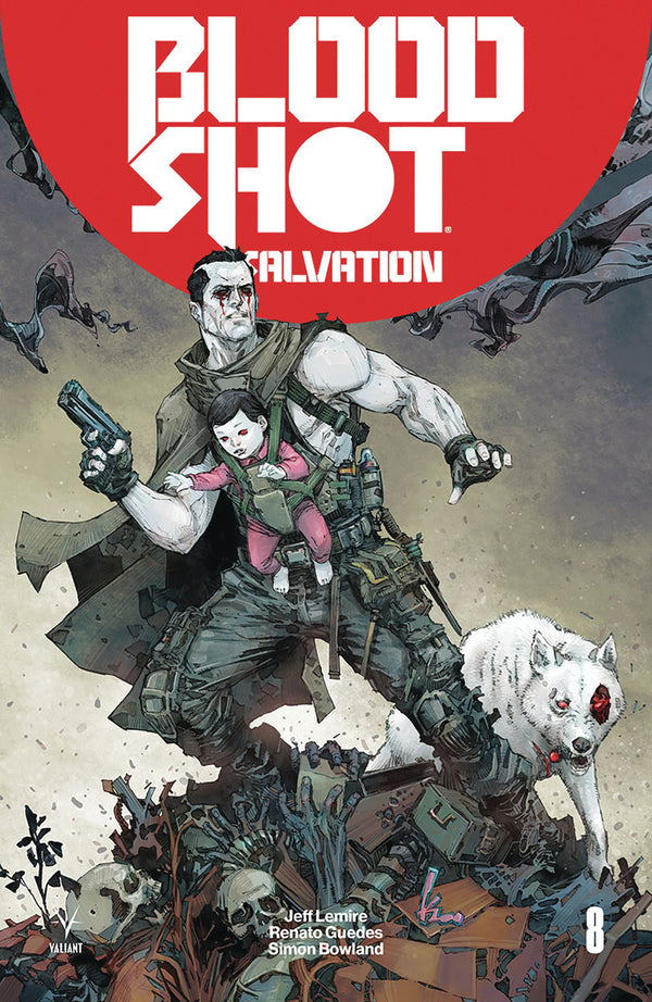 Bloodshot Salvation #8 Cvr A Rocafort (W) Jeff Lemire (A) Renato Guedes (Ca) Kenneth Rocafort - xLs Comics