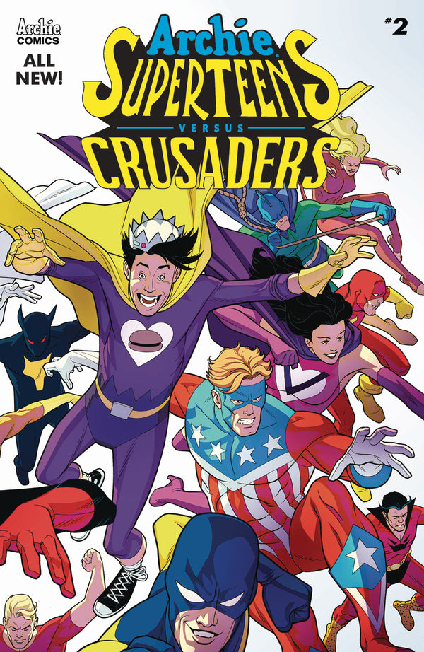 Archies Superteens Vs Crusaders #2 Cvr A Williams Connecting (W) Ian Flynn, David Williams, Gary Martin (Ca) Gary Martin (A/Ca) Kelsey Shannon, David Williams - xLs Comics