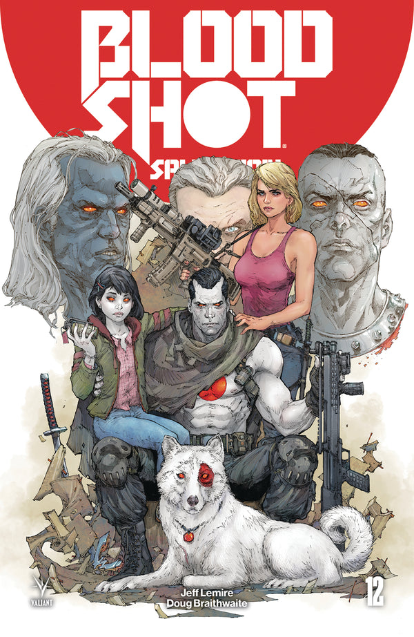 Bloodshot Salvation #12 Cvr A Rocafort (W) Jeff Lemire (A) Doug Braithwaite (Ca) Kenneth Rocafort - xLs Comics