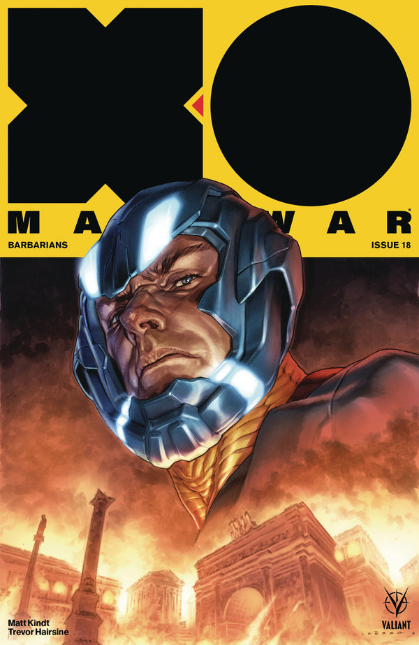 X-O Manowar (2017) #18 Cvr A Larosa (W) Matt Kindt (A) Trevor Hairsine, Brian Thies (Ca) Lewis Larosa (A/Ca) Diego Rodriguez - xLs Comics