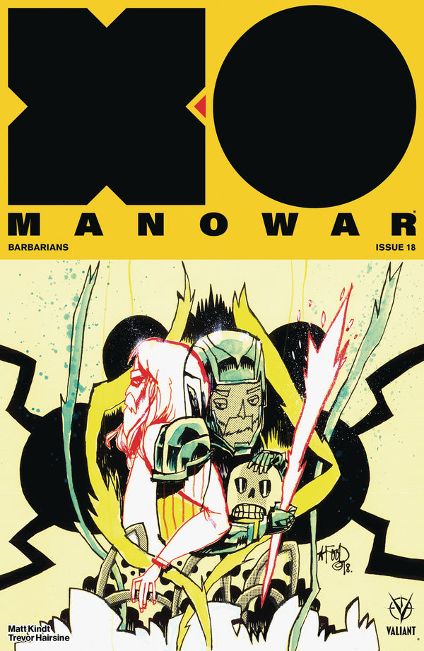 X-O Manowar (2017) #18 Cvr B Mahfood (W) Matt Kindt (A) Trevor Hairsine, Brian Thies, Diego Rodriguez (Ca) Jim Mahfood - xLs Comics