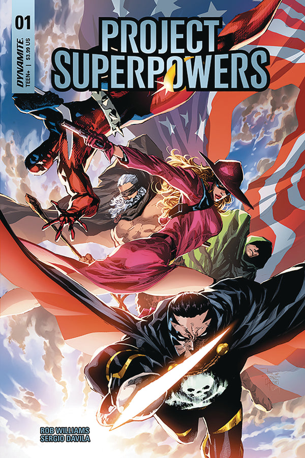 Project Superpowers #1 Cvr D Tan (W) Rob Williams (A) Sergio Davila (Ca) Philip Tan - xLs Comics