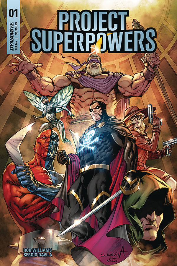 Project Superpowers #1 Cvr G Davila (W) Rob Williams (A/Ca) Sergio Davila - xLs Comics