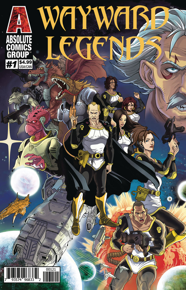 Wayward Legends #1 Holographic Gold Foil Cvr (W) Benny Powell (A/Ca) Weilin Yang, Youjun Yang - xLs Comics