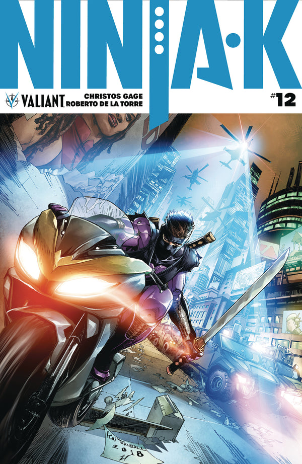 Ninja-K #12 Cvr B Turnbull (W) Christos Gage (A) Roberto De La Torre (Ca) Koi Turnbull - xLs Comics