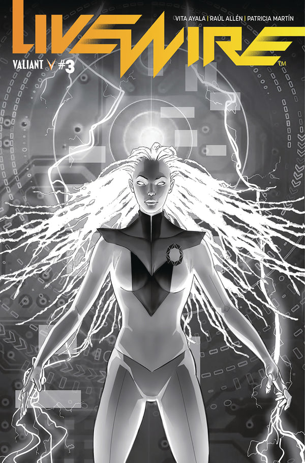 Livewire #3 Cvr C B&W Pollina (W) Vita Ayala (A) Raul Allen, Patricia Martin (Ca) Adam Pollina - xLs Comics