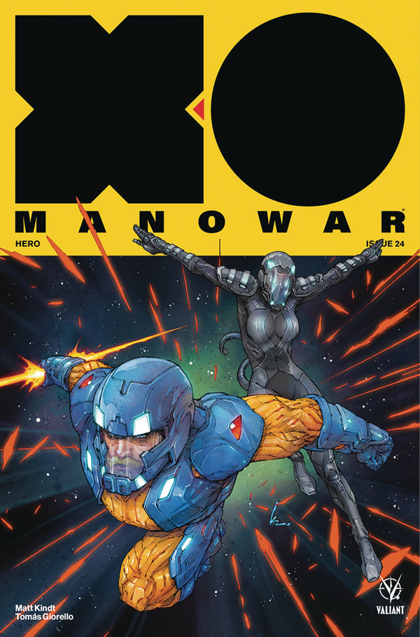 X-O Manowar (2017) #24 Cvr A Rocafort (W) Matt Kindt (A) Tomas Giorello (Ca) Kenneth Rocafort - xLs Comics