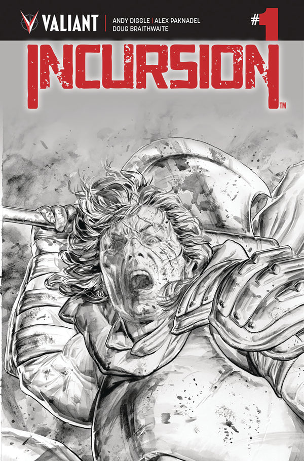 Incursion #1 Cvr C B&W Braithwaite (W) Andy Diggle, Alex Paknadel (A/Ca) Doug Braithwaite - xLs Comics