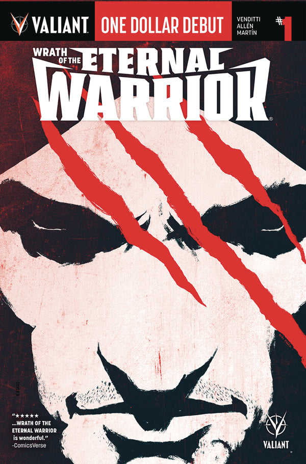 Wrath Eternal Warrior #1 Dollar Debut (W) Robert Venditti (A) Patricia Martin (A/Ca) Raul Allen - xLs Comics