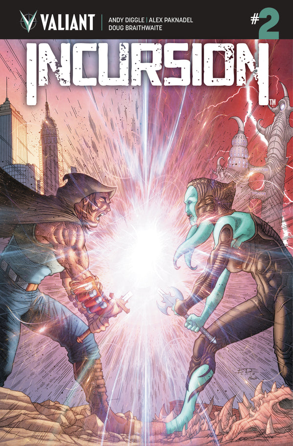 Incursion #2 (Of 4) Cvr B Bodenheim (W) Andy Diggle, Alex Paknadel (A) Doug Braithwaite (Ca) Ryan Bodenheim - xLs Comics