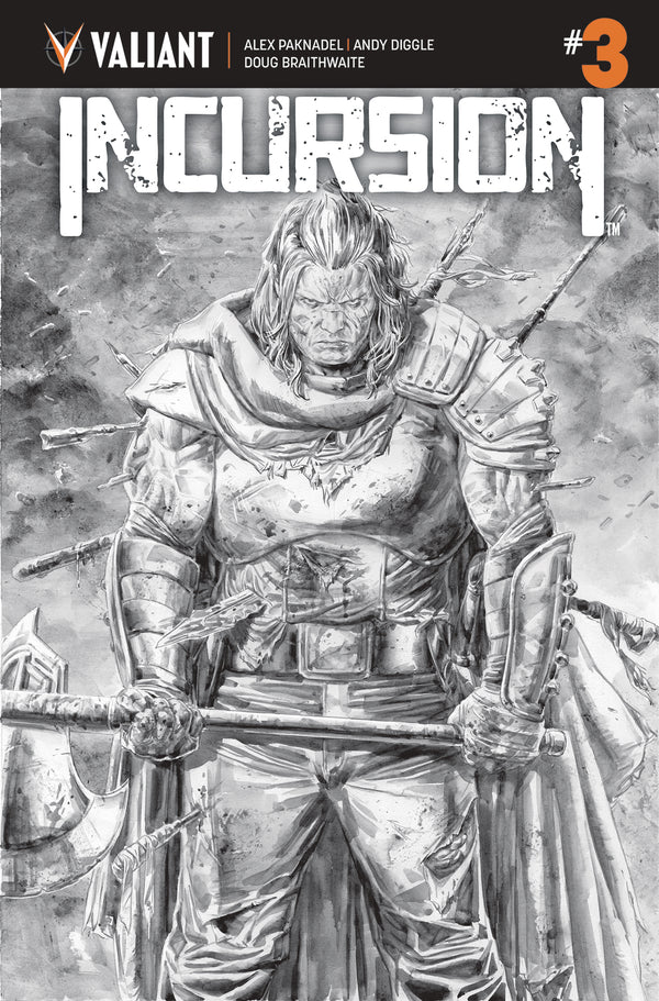 Incursion #3 (Of 4) Cvr C B&W Braithwaite (W) Andy Diggle, Alex Paknadel (A/Ca) Doug Braithwaite - xLs Comics