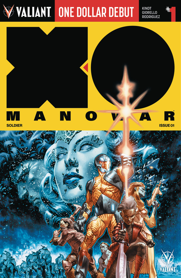 X-O Manowar (2017) #1 Dollar Debut (W) Matt Kindt (A) Tomas Giorello (Ca) Lewis Larosa - xLs Comics