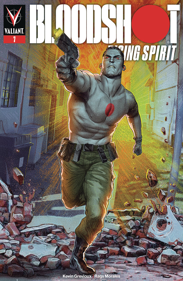 Bloodshot Rising Spirit #7 Cvr A Guedes (W) Kevin Grevioux, Eliot Rahal (A) Rags Morales, Alessandro Micelli, Chriscross, Jordi Tarragona, Diego Yapur, Grey Williamson (Ca) Renato Guedes - xLs Comics