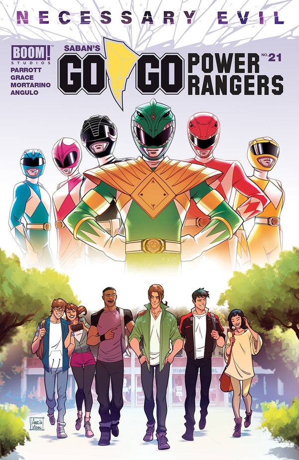 Go Go Power Rangers #21 Cvr A Main Vidal (W) Ryan Parrott, Sina Grace (A) Francesco Mortarino (Ca) Amelia Vidal - xLs Comics