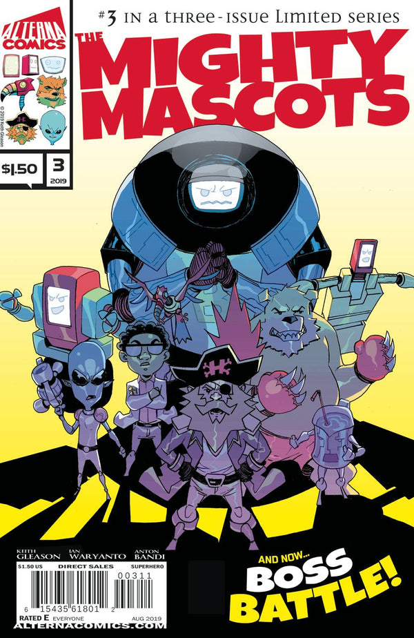 Mighty Mascots #3 (Of 3) (W) Keith Gleason (A) Ian Waryanto (Ca) Anton Bandi - xLs Comics