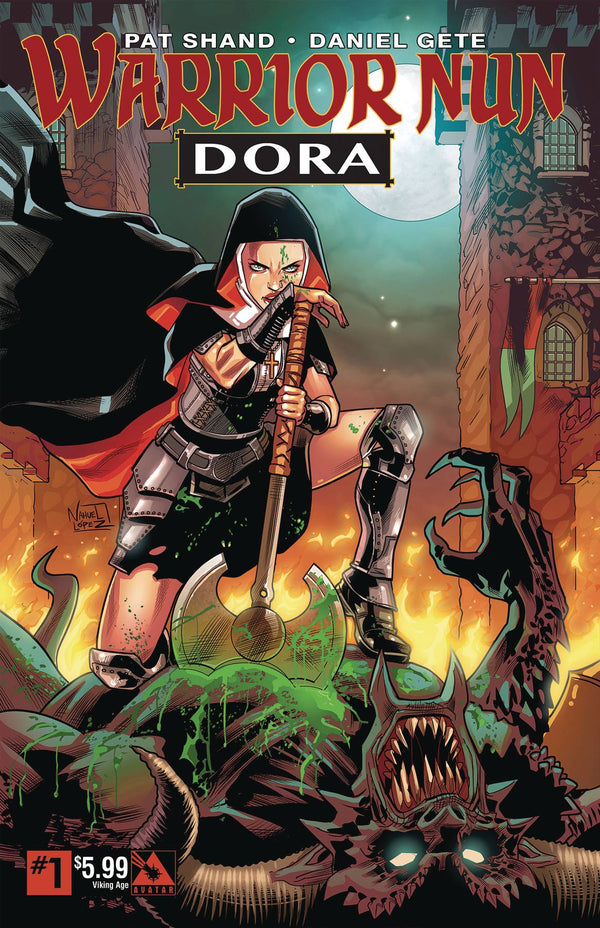 Warrior Nun Dora #1 Viking Age (W) Pat Shand (A) Daniel Gete (Ca) Nahuel Lopez - xLs Comics