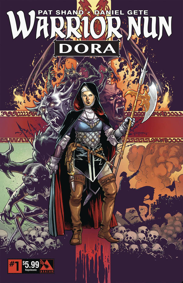 Warrior Nun Dora #1 Napoleonic Era (W) Pat Shand (A) Daniel Gete (Ca) Gabriel Andrade - xLs Comics