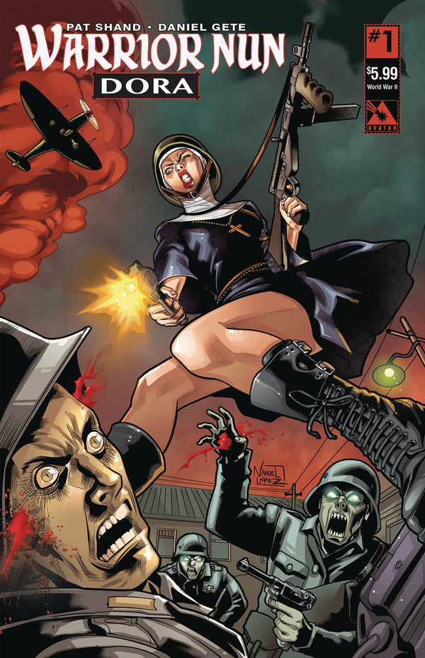 Warrior Nun Dora #1 World War Ii (W) Pat Shand (A) Daniel Gete (Ca) Nahuel Lopez - xLs Comics