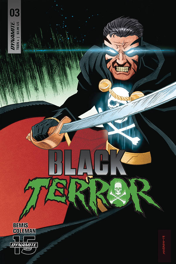 Black Terror #3 Cvr C Marron (W) Max Bemis (A) Ruairi Coleman (Ca) Eoin Marron - xLs Comics