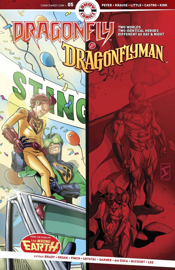 Dragonfly & Dragonflyman #5 (Of 5) (Mr) (W) Tom Peyer (A) Peter Krause (Ca) Jamal Igle - xLs Comics