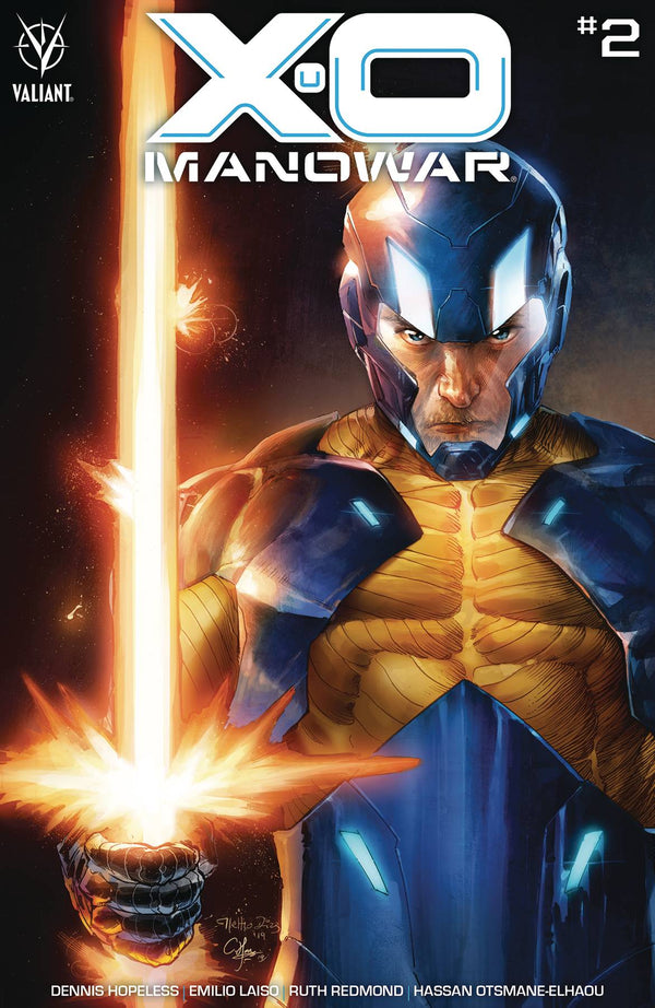X-O Manowar (2020) #2 Cvr B Diaz (Res) (W) Dennis "Hopeless" Hallum (A) Emilio Laiso (Ca) Netho Diaz - xLs Comics