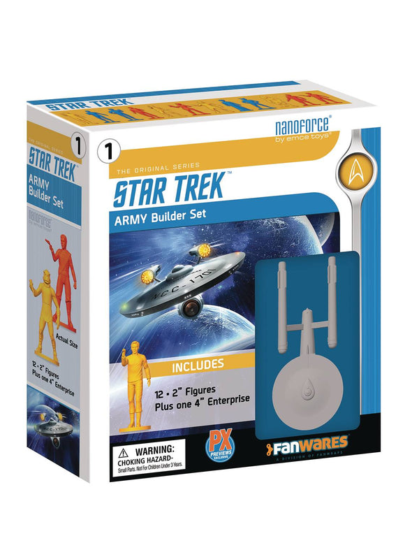Nanoforce Star Trek Tos Px Army Builder Figure Boxed Set - xLs Comics