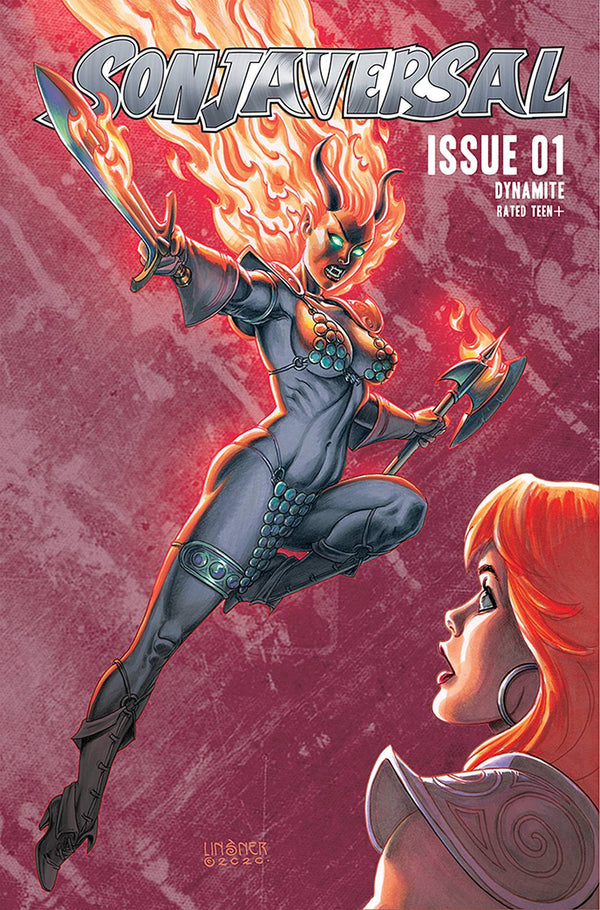 Sonjaversal #1 Cvr B Linsner (W) Christopher Hastings (A) Pasquale Qualano (Ca) Joseph Michael Linsner - xLs Comics