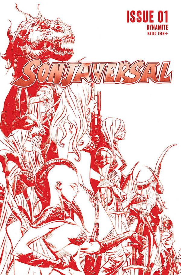 Sonjaversal #1 Lee Ltd Crimson Line Art Cvr (W) Christopher Hastings (A) Pasquale Qualano (Ca) Jae Lee - xLs Comics