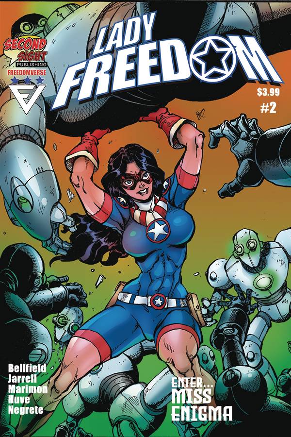 Lady Freedom #2 (Of 5) (W) Arthur Bellfield (A/Ca) Spike Jarrell - xLs Comics