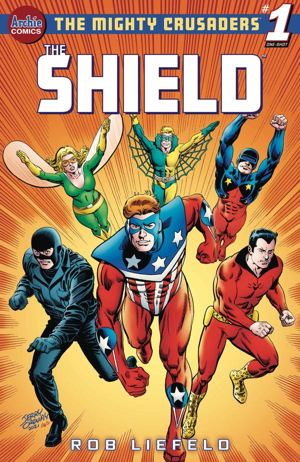 Mighty Crusaders One Shot The Shield Cvr E Jerry Ordway (W) David Gallaher (A) Rob Liefeld (Ca) Jerry Ordway - xLs Comics