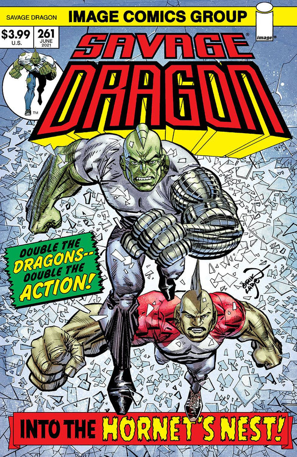 Savage Dragon #261 Cvr B Retro 70S Trade Dress (Mr) (W) Erik Larsen (A/Ca) Erik Larsen - xLs Comics