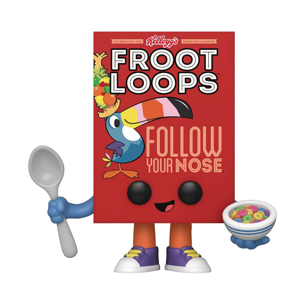 Pop Kelloggs Froot Loops Cereal Box Vinyl Fig - xLs Comics