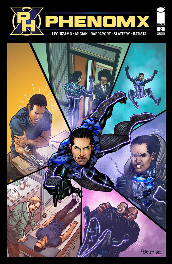 Phenom X #2 (Of 5) (W) John Leguizamo, Aram Rappaport, Joe Miciak (A/Ca) Chris Batista - xLs Comics