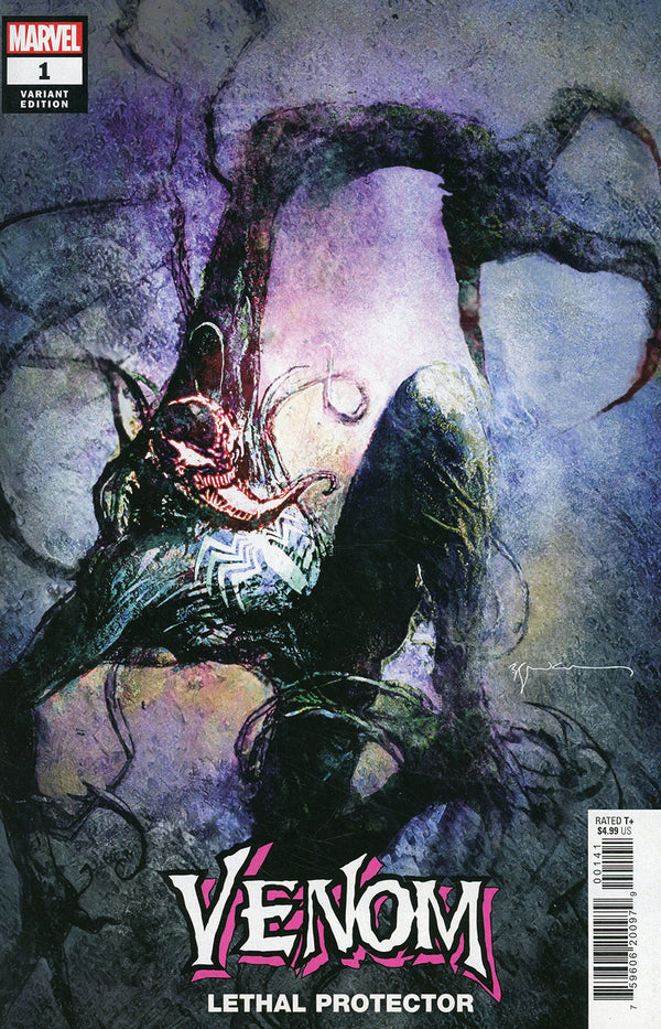 Venom Lethal Protector Vol 2 #1 Cover C Variant Bill Sienkiewicz Cover - xLs Comics