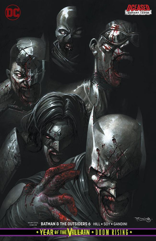 Batman And The Outsiders Vol 3 #6 Cover B Variant Stephen Segovia DCeased Cover (Year Of The Villain Doom Rising Tie-In) - xLs Comics