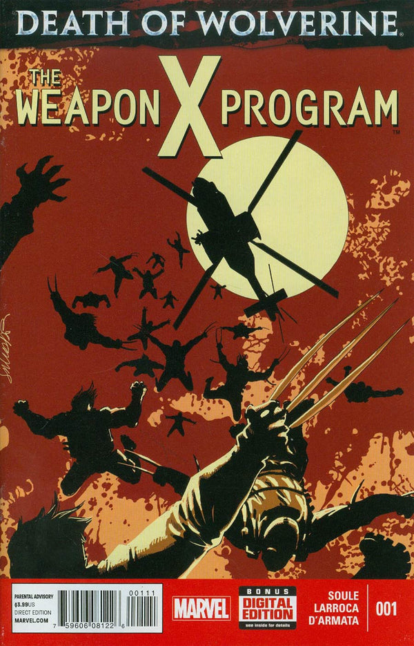 Death Of Wolverine Weapon X Program #1 Cover A Regular Salvador Larroca Cover - xLs Comics