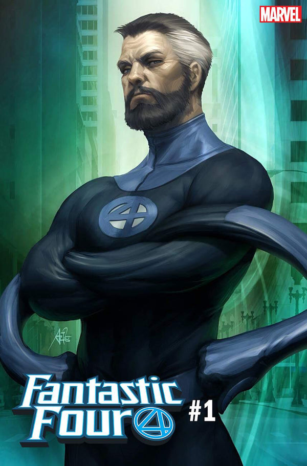 Fantastic Four Vol 6 #1 Cover E Variant Stanley Artgerm Lau Mr Fantastic Cover - xLs Comics