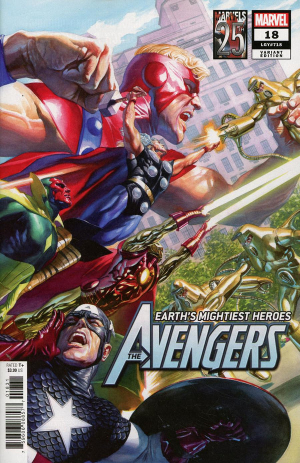 Avengers Vol 7 #18 Cover C Variant Alex Ross Marvels 25th Tribute Cover (War Of The Realms Tie-In) - xLs Comics