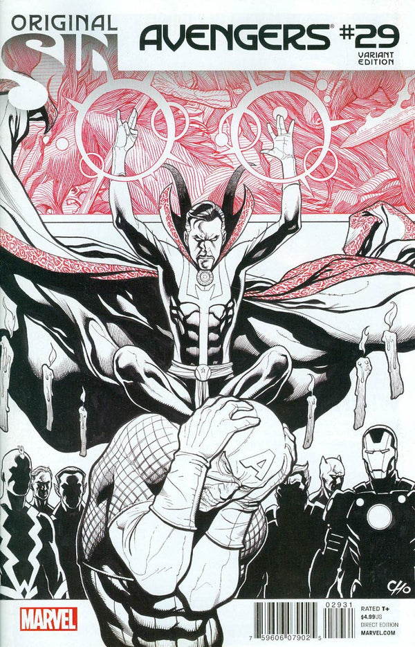 Avengers Vol 5 #29 Cover B Incentive Frank Cho Sketch Cover (Original Sin Tie-In) - xLs Comics