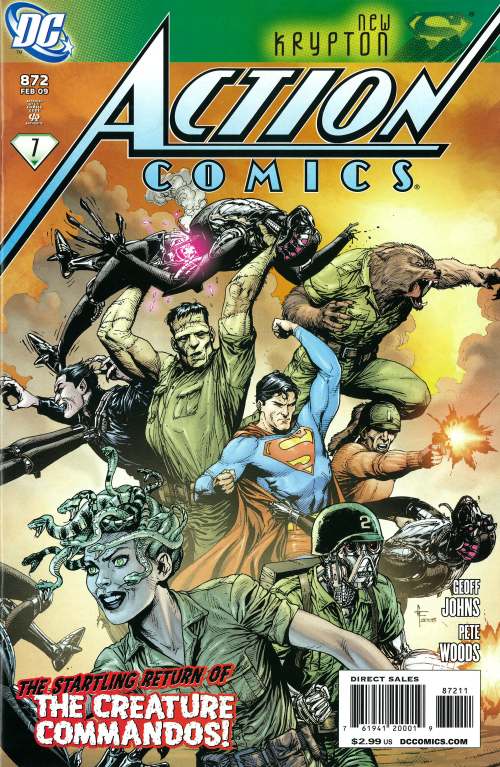 Action Comics #872 Cover A Regular Gary Frank Cover (New Krypton Part 7)